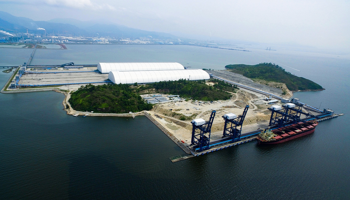 惠州荃湾港区煤炭码头工程