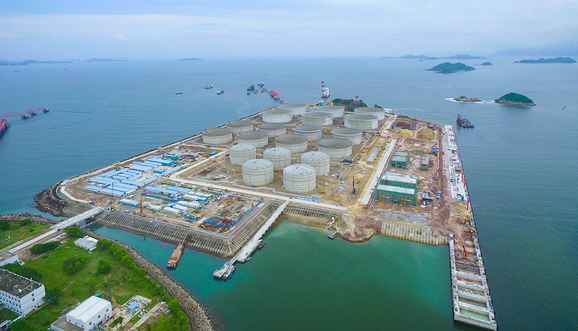 惠州港燃料油调和配送中心码头工程