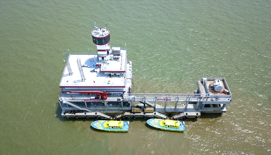 缅甸仰光外海引航站工程