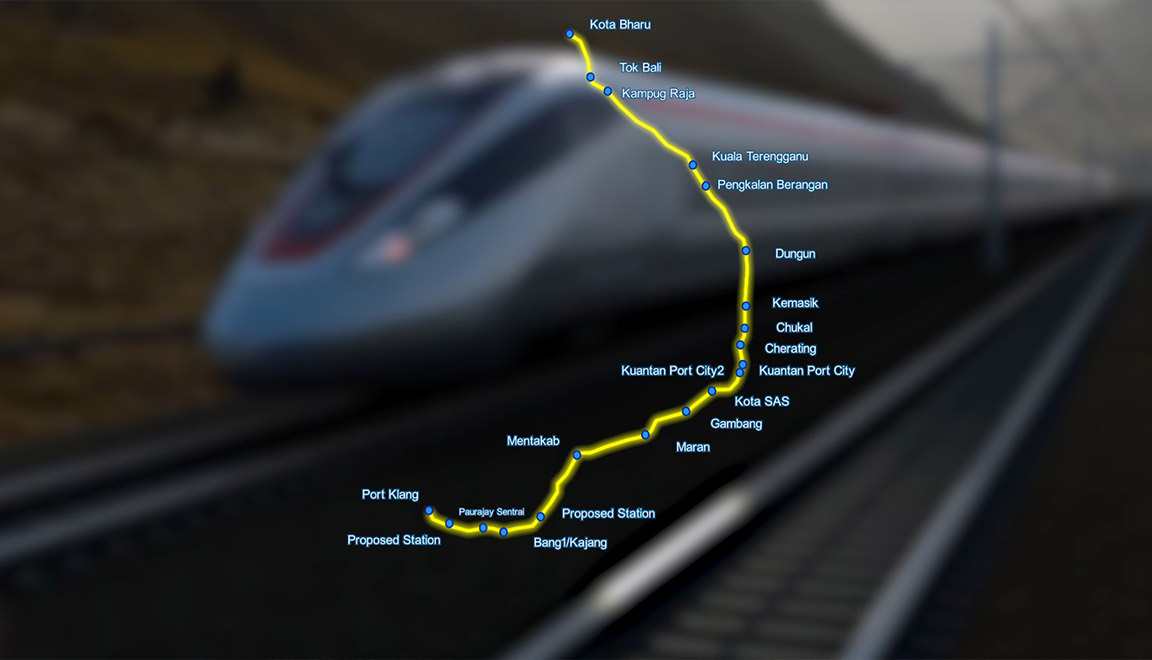 中国交建马来西亚东海岸铁路工程