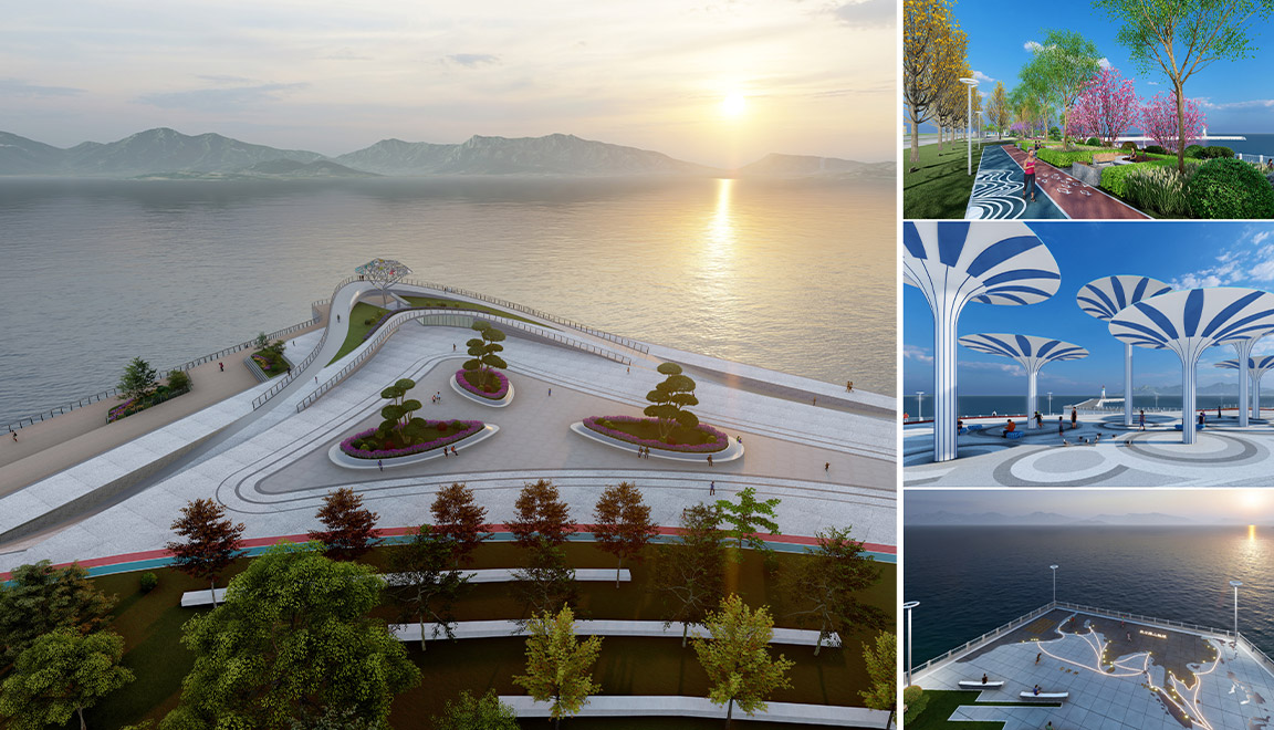 青岛小岛湾北岸海岸带综合整治工程及二期工程