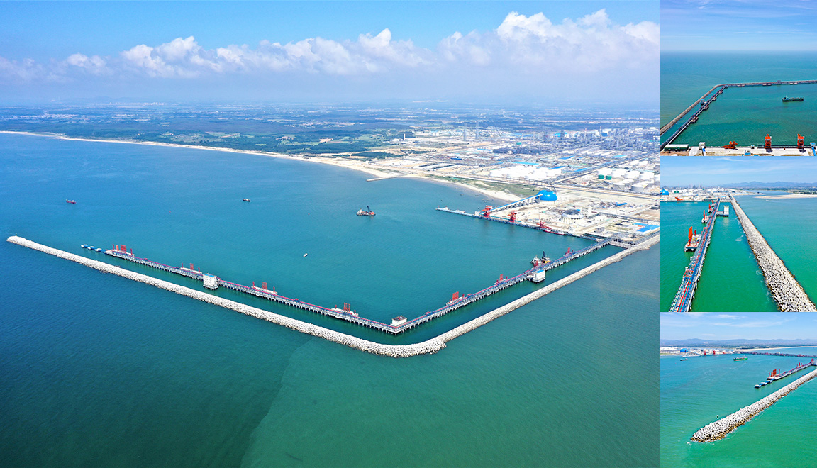 广东石化2000万吨年重油加工工程产品码头工程EPC项目防波堤工程