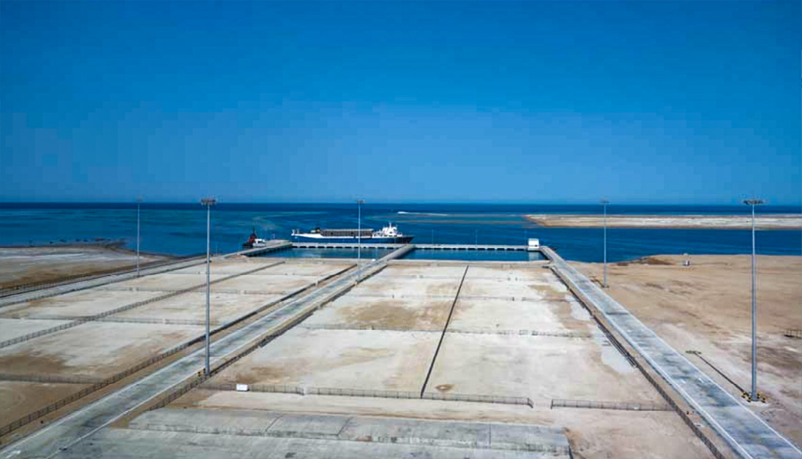 苏丹港牲畜码头工程