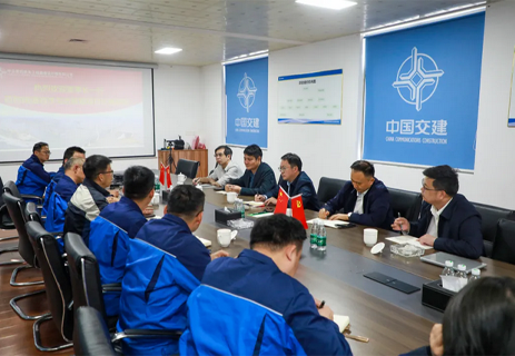 公司主要领导赴南通海洋生态保护修复项目调研指导 